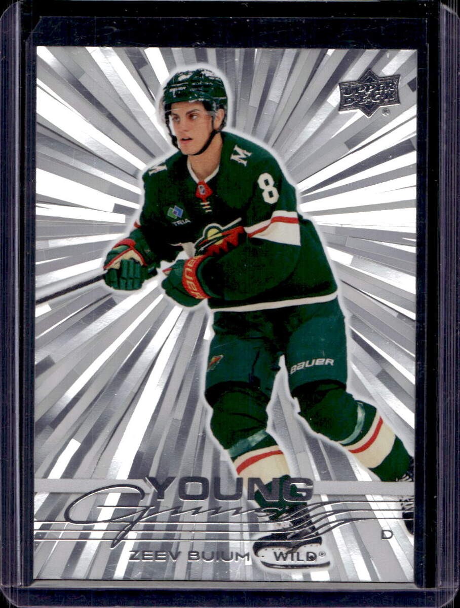 Zeev Buium 2025-26 Upper Deck #486 Young Guns Rookie Outburst