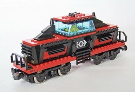 Lego 4565 Freight and Crane Train Train 9v Complete Instruction Box