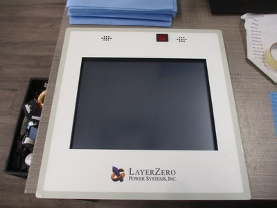 Advantech/LayerZero Panel PC PPC-1503-270-RE-1R Rev. 1.20 W/Front Enclosure Used