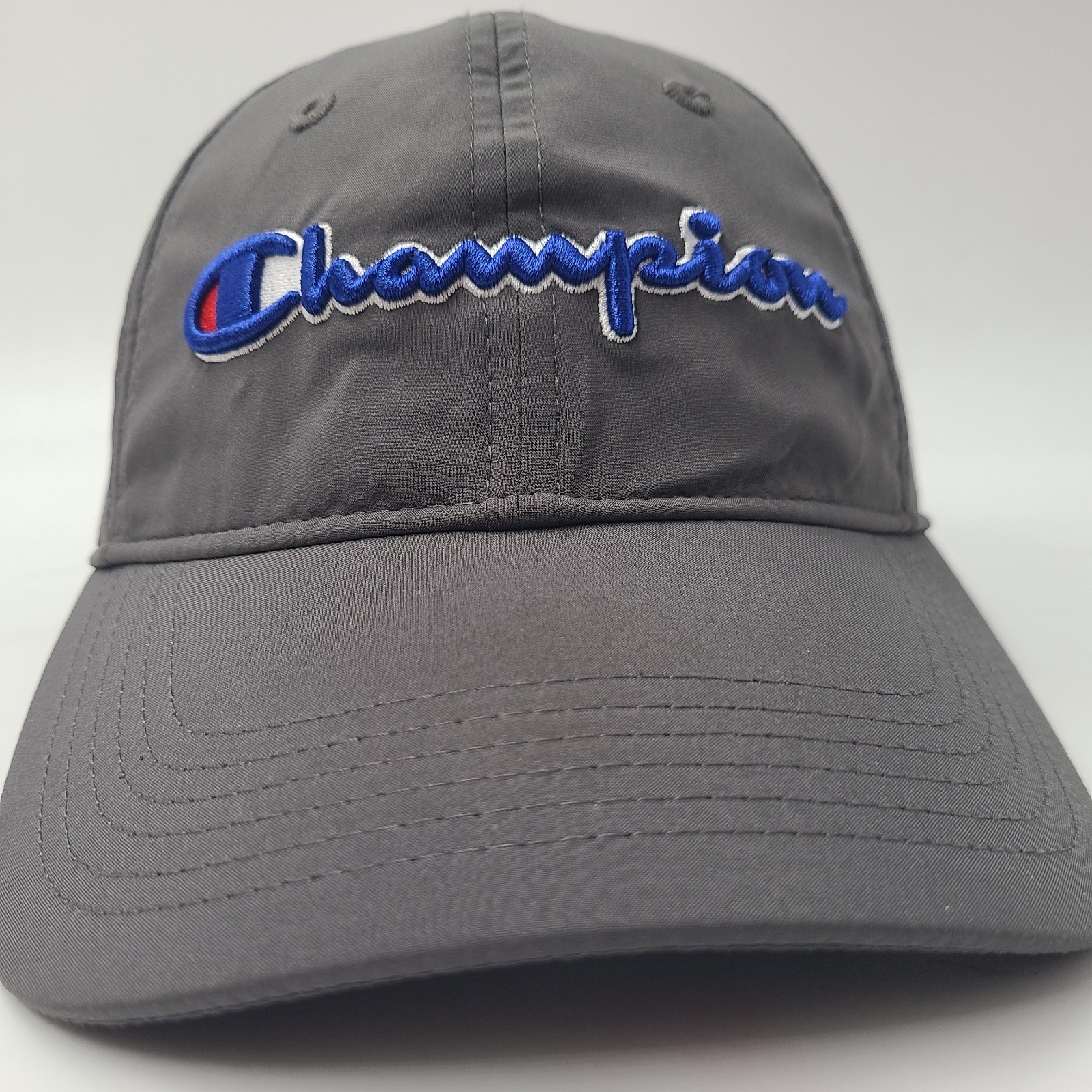 Champion Hat Adjustable Gray Polyester Casual Wea… - image 2