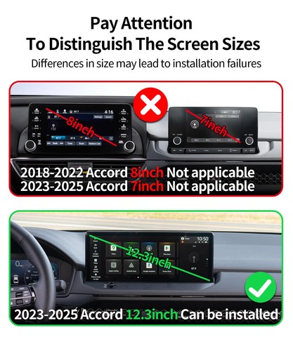 Wireless Charging Car Phone Holder for Honda Accord 2023-2025, 360° Rotation - Picture 6 of 9