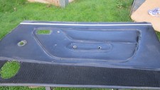 MK2 Escort RS2000 custom door card, drivers side in black with chrome strip