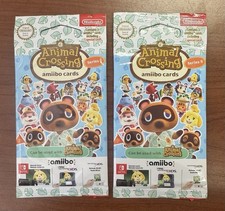 Series 5 Nintendo Amiibo Animal Crossing, 2 Unopened packs of 3 cards each
