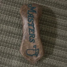 Links And Kings Masters  Wood Head Cover Premium Brown Leather