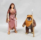 Star Wars POTF Princess Leia & Wicket the Ewok Endor Return of the Jedi Vintage