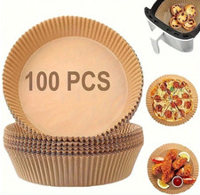 100 Pack Non Stick Baking Paper Pads   Air Fr...