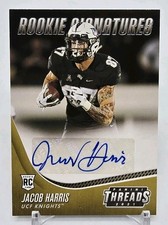 2021 Panini Chronicles Threads JACOB HARRIS Rookie Signatures Auto UCF Knights