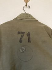 Vintage US Military Vietnam Authentic 1968 Stencil A-2 JACKET Large USN