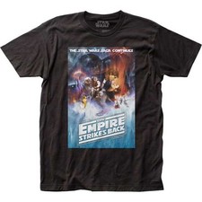 Camiseta para hombre Star Wars Empire Strikes Back póster Darth Vader Han Solo - Nueva