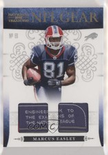 2010 Playoff National Treasures Combos Laundry Tag 15/15 Marcus Easley Patch xr1