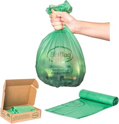 3 Gallon Compostable Food Scrap Bags by , 100 Count, BPI Certified, Meets ASTM
