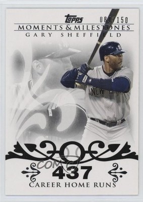 2008 Topps Moments & Milestones 84/150 Gary Sheffield #52 0ty6
