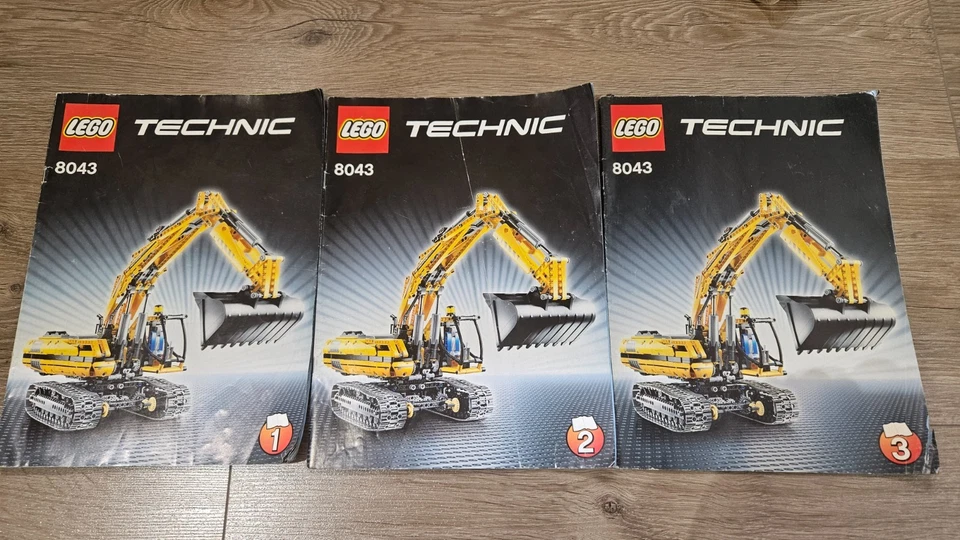 Lego 8043 - Motorized Excavator inkl. Aufbauanleitung - Bild 3 von 3