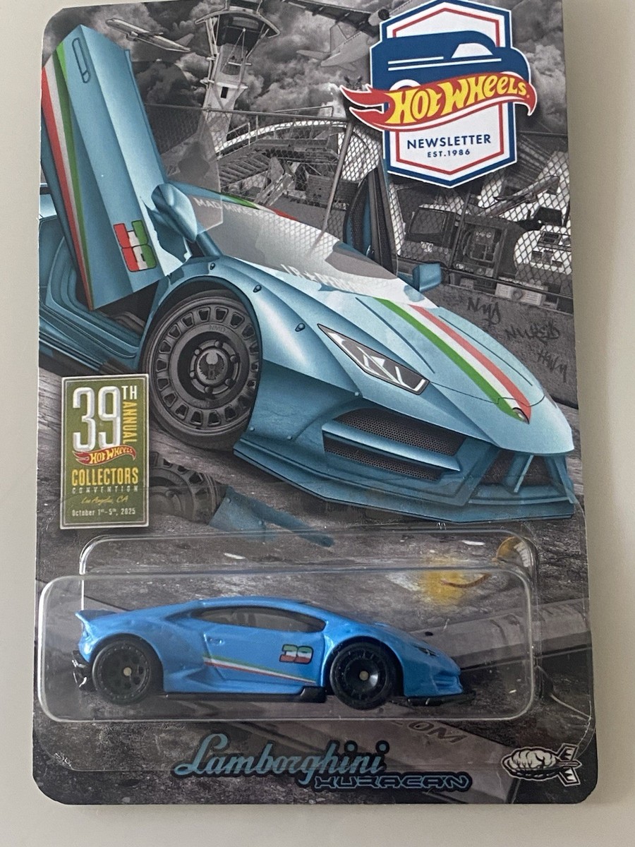 2025 Hot Wheels 39th Convention CA Newsletter Lamborghini Huracan
