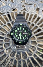 Casio MRW200H-3BV, Men's Analog Black Resin Band, 100 Meter, Day/Date, NEW