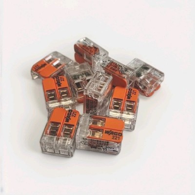 WAGO 221-412 Lever-Nuts 2 Conductor Compact Connectors - 10 PK