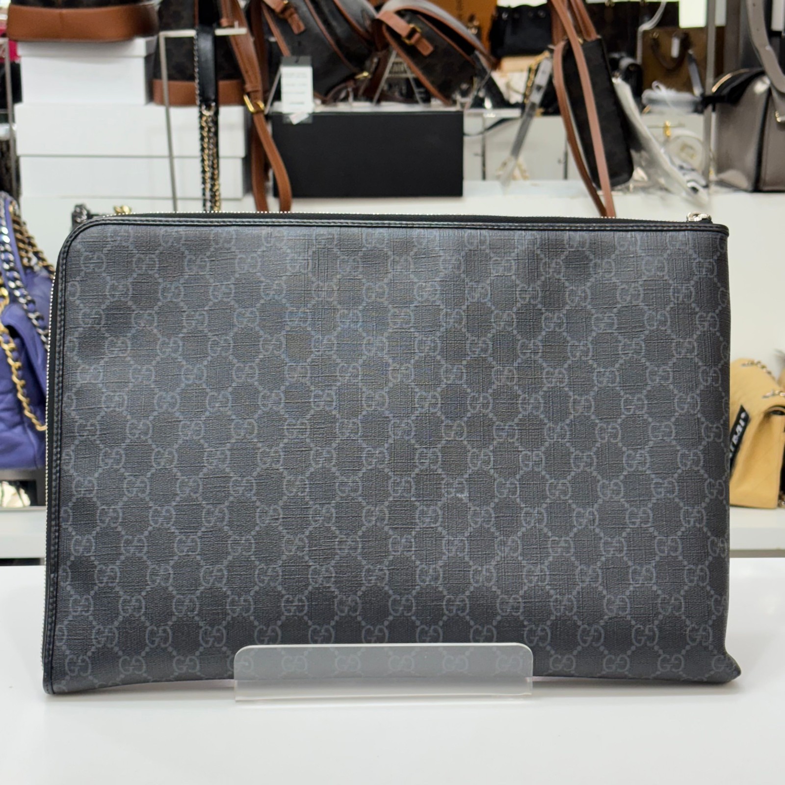 Gucci GG Interlocking Medium Document Clutch Bag … - image 7