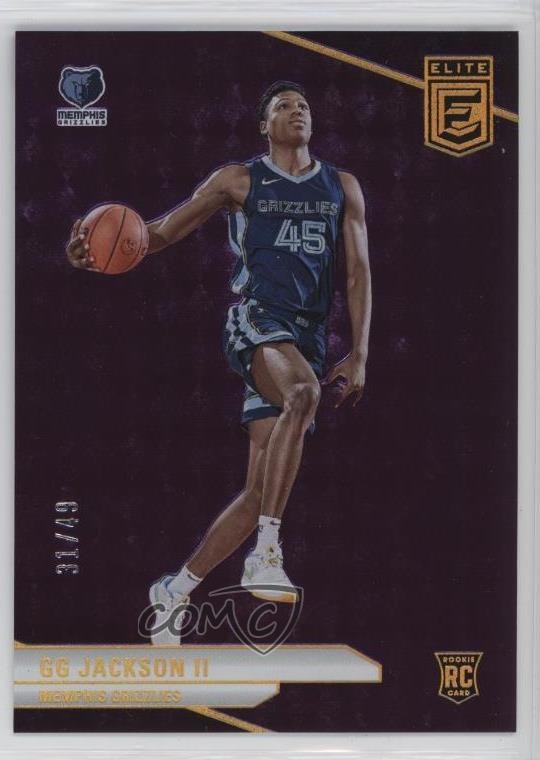 2023-24 Donruss Elite Rookies Purple 31/49 GG Jackson II #203 Rookie RC 1u6