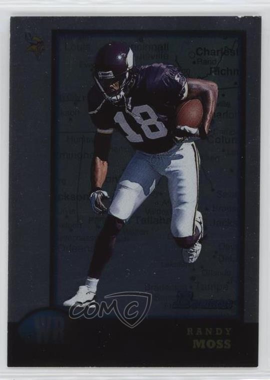 1998 Bowman Interstate Randy Moss #182 Rookie RC HOF 5xh