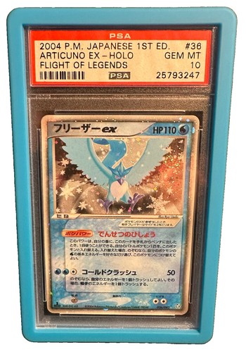 Pokemon 2004 Japanese Articuno ex Holo 1st Ed 036/082 PSA 10 Flight Legends