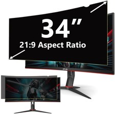34 Inches Privacy Screen Filter for 21:9 Curved Ultrawide Monitor Privacy S...