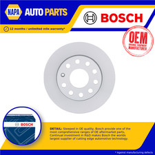 2x Par de discos de freno sólidos para VW GOLF trasero 03 a 20 255 mm juego Bosch 1K0615601AB