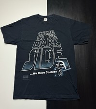 2011 Star Wars Baby Darth Vader Dark Side T-shirt, Y2k Black Size Medium 