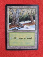 Forest (Ver. 3), MTG Ice Age (1995), Basic Land NM
