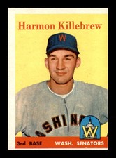 1958 Topps #288 Harmon Killebrew   VGEX X3261026