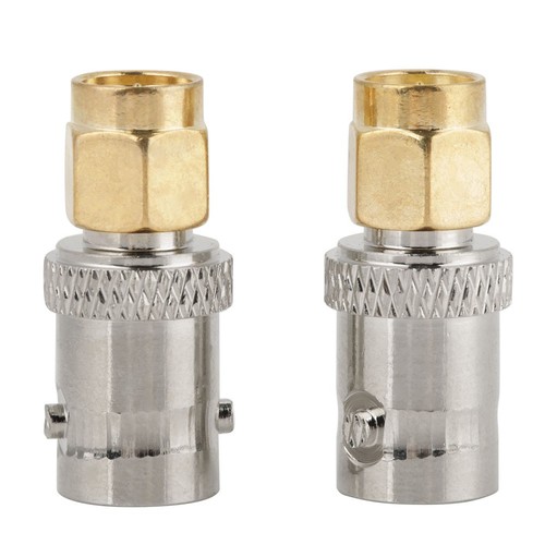 2 Pièces BNC Femelle à SMA Mâle Type Connecteur RF Adaptateur Coaxial - Afbeelding 5 van 7
