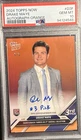 2024 Topps Now Drake Maye #D3 Orange 2/5  GEM  PSA 10  AUTO  #3 PICK
