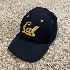 California Golden Bears Hat Zephyr Fitted 7 1/4 Navy Yellow NCAA