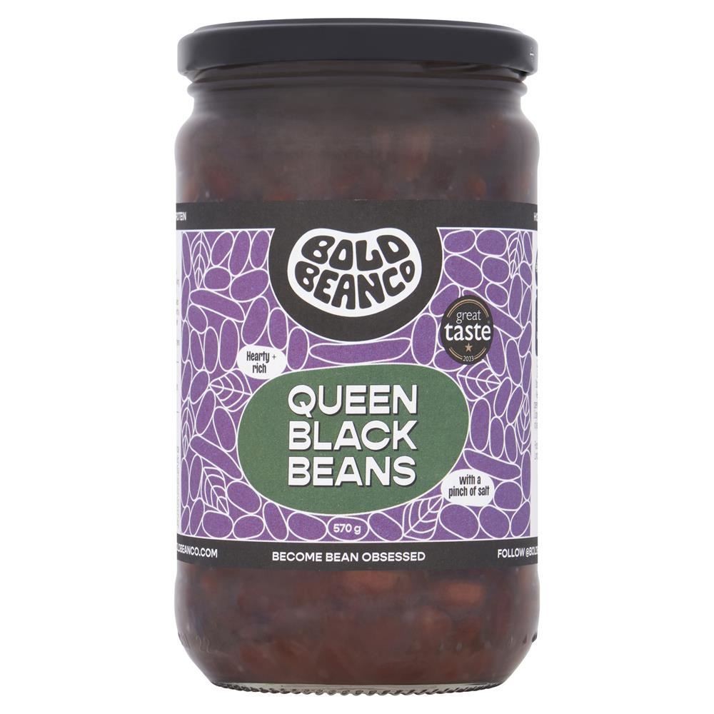 Bold Bean Co Queen Black Beans 570g - 4 Pack