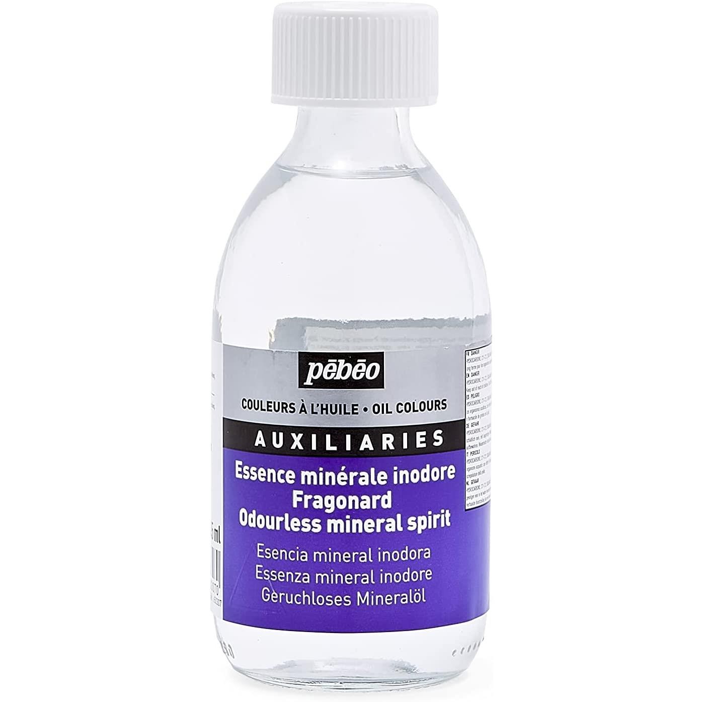 Essence minérale Pébéo inodore 245ml pour peinture huile de qualité supérieure
