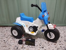 Peg Perego Moto Police Anni 90 Vintage 6V Batteria Nuova