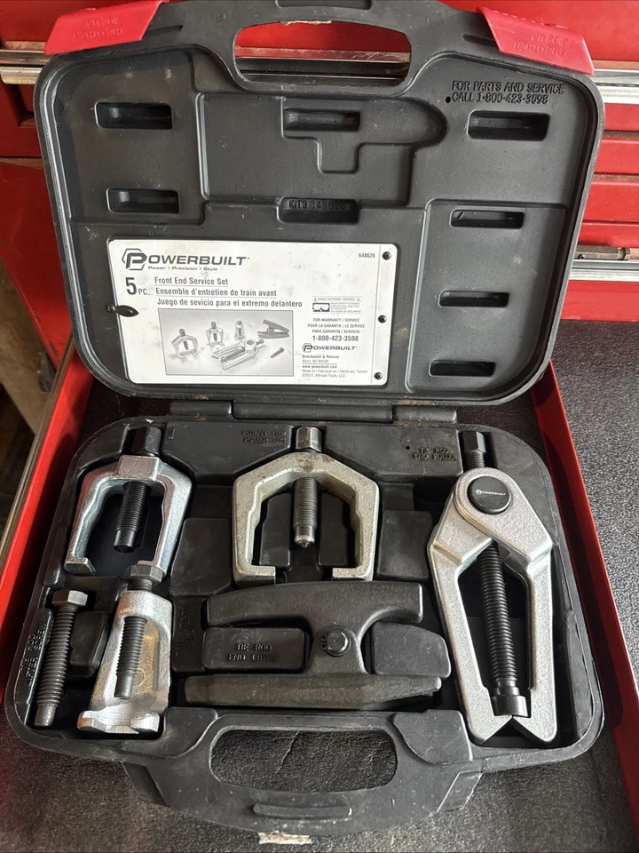 🔥Powerbuilt Front End Service Set Kit #3 & Heavy-Duty Storage Case 648626 - Image 3 of 4