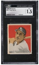 1949 Bowman - #60 Yogi Berra - HOF - CSG 1.5 - Centered with Eye Appeal