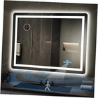 40 x 32 Inches Led Bathroom Mirror, Front Light and Backlit, 40"L x 32"W