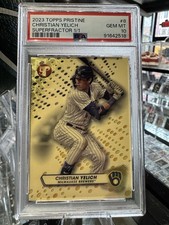 2023 Topps Pristine #8 Christian Yelich Superfractor 1/1 PSA Gem Mint 10