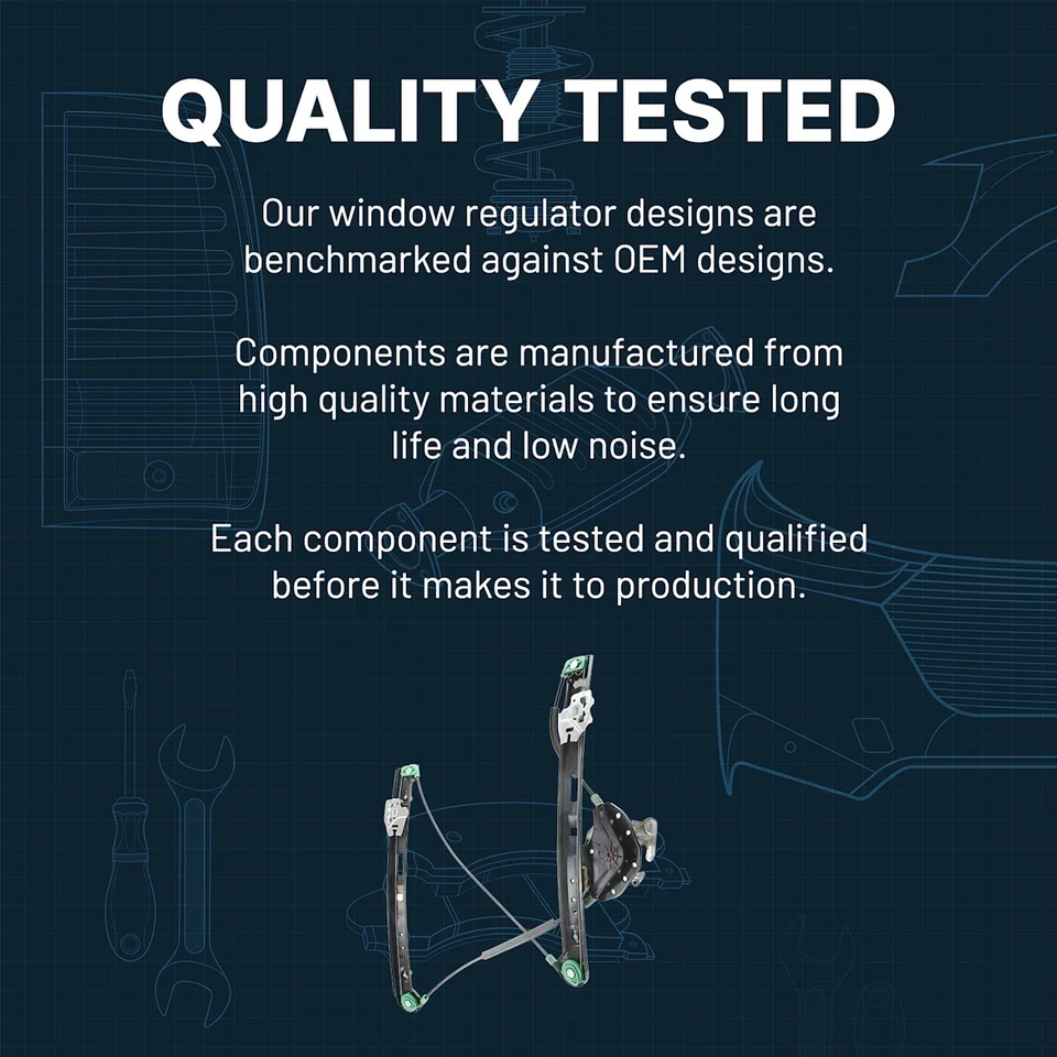 Регулятор стеклоподъемника для 2008-2013 Nissan Rogue передняя левая сторона 80721JM02B - Изображение 4 из 4