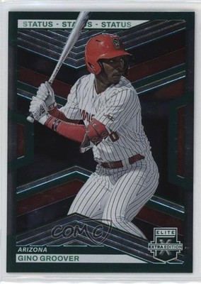 2023 Panini Elite Extra Edition Green Status /499 Gino Groover #46 0s55