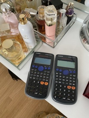 Casio FX-83ES wissenschaftlicher Taschenrechner natürliche Anzeige Schule Prüfungen funktioniert x2