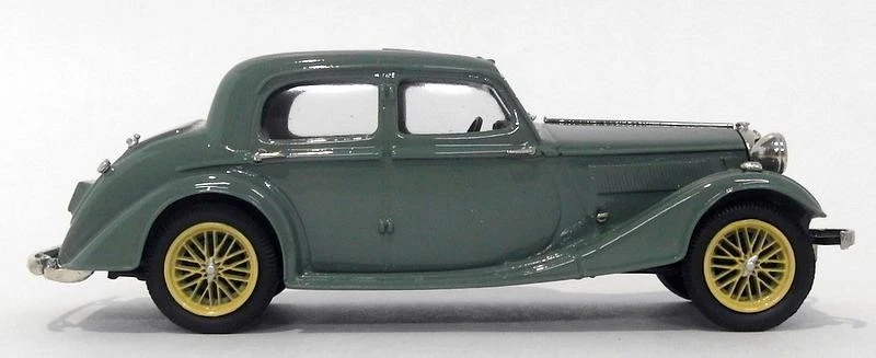 Lansdowne Models 1/43 Scale LDM74 - 1937 Riley 12/4 Continental Sedan - Green - Image 3 of 4