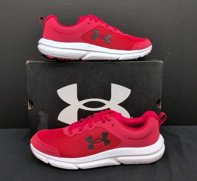 Under Armour UA Charged Assert 10 Comfort Deluxe Men's Shoes US 11.5 Red & Black