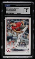 2022 Topps Series 2 All-Star Game Foil Spencer Strider #509 CGC 7 Rookie RC