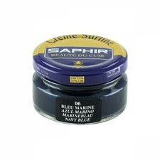 Navy Blue - Saphir Shoe Cream 50ml Jar - Made in France - Beaute du Cuir