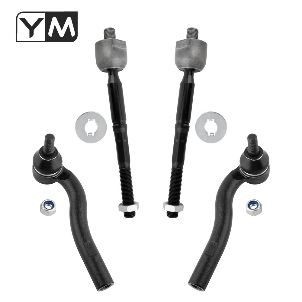 Front Inner & Outer Tie Rod End LH RH Set Of 4 For Lexus GS300 GS400