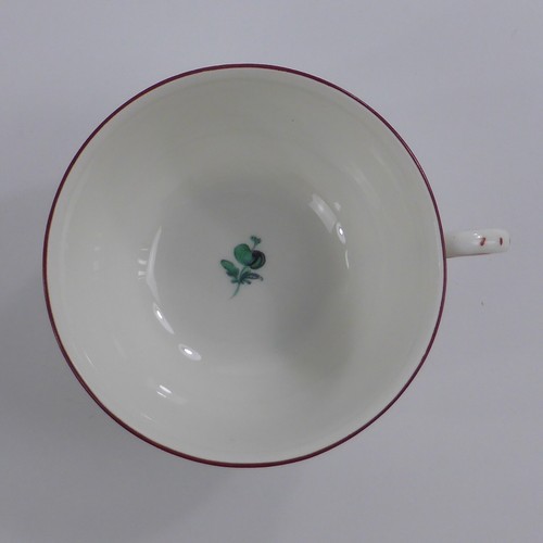 Taza de té de porcelana Nymphenburg con platillo pintura floral motivo 11 - Imagen 5 de 8