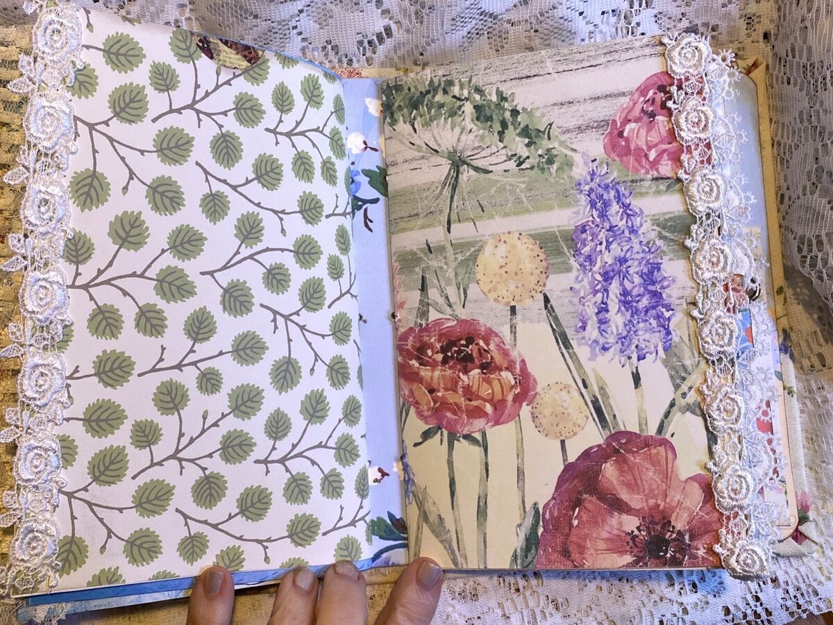 Delicate Floral, Chunky Junk Journal, Lace, Wallpaper Delicate Floral, Chunky Junk Journal, Lace, Wallpaper