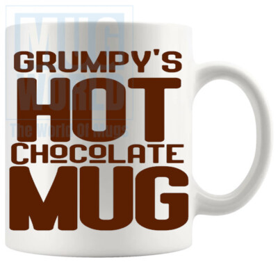 Grumpy's Heiße Schokolade Tasse Handarbeit Geschenke für Geburtstag Weihnachten Freunde Fami...